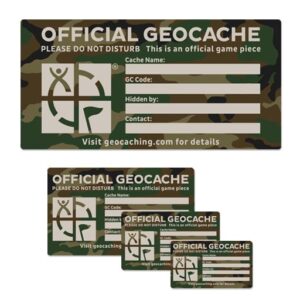 Medium Cache Label- Green Camo