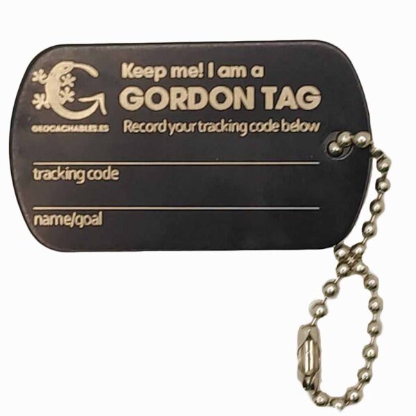 Geocachables Trackable Travel Tag-Gordon - Image 2