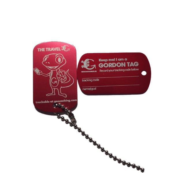 Geocachables Trackable Travel Tag-Gordon - Image 3
